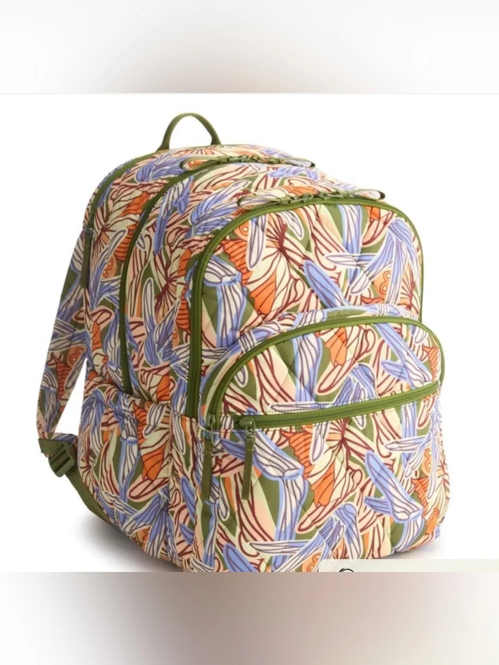 NWT Vera Bradley Essential XL Dragonfly Water Resistant Quilted Travel Backpack This Vera Bradley Travel Backpack Is 76% Off at Target main image 3